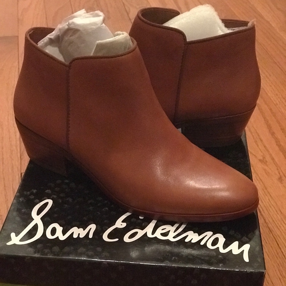 Sam Edelman Petty ankle boots - Saddle Leather